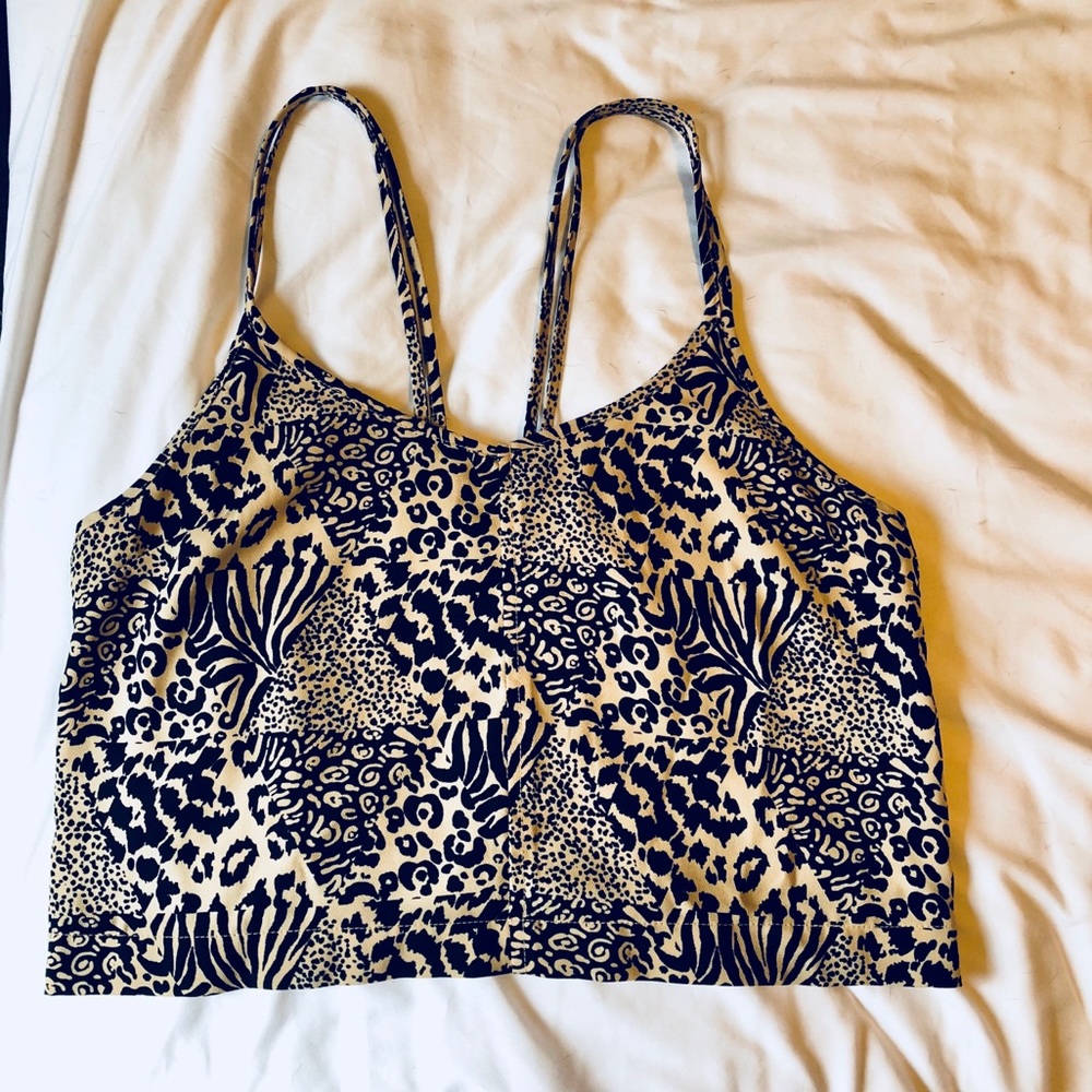 Animal Print Crop Tank